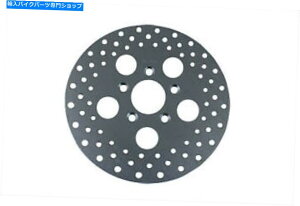 front brake rotor V-Twinɂn[[_rbh\̂߂10C`̃tghu[LfBXN 10" Front Drilled Brake Disc for Harley Davidson by V-Twin