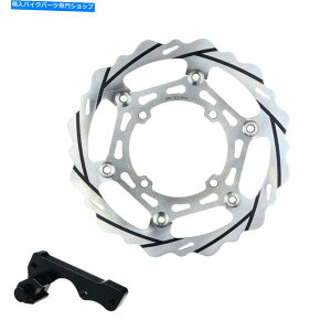 front brake rotor KX 125 250 KX250F RMZ250 04-06�p�̓���270mm�t�����g�u���[�L�f�B�X�N���[�^�[�u���P�b�g Oversize 270mm Front Brake Disc Rotor Bracket For KX 125 250 KX250F RMZ250 04-06�y���s�A���i�z