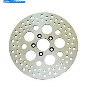 front brake rotor �n�[���[�u���[�L�f�B�X�N�h�����t�����g�X�e�����X�|11 1/2 �r�b�O�c�C���X�|�[�c�X�^�[84-U Harley Brake Disc Drilled Front Stainless Steel 11 1/2 Big twin Sportster 84-U�y���s�A���i�z