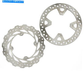 front brake rotor ホンダXR650R XR 650R 2000年2008のための新しいフロント＆リアブレーキディスクローター New Front & Rear Brake Disc Rotors For HONDA XR650R XR 650R 2000-2008