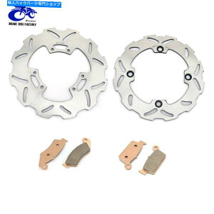 front brake rotor z_tgAu[LfBXN[^[pbhCR125E / 250E 95-96CR125R CR125E 95-97 CR125R CR125E 95-97 For Honda Front Rear Brake Disc Rotor Pads CR125E/250E 95-96