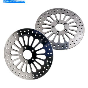 front brake rotor 1�y�A�O��11.8 �n�[���[�̂��߂̃u���[�L���[�^�[�f�B�X�N�X�e�����X�|2007-17 1 Pair Front 11.8 Brake Rotor Disc Stainless Steel for Harley for Dyna 2007-17�y���s�A���i�z
