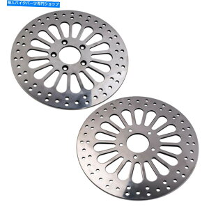 front brake rotor XeX|11.8 "tgu[L[^[fBXNfBXNZbgDYNÃc[Ô߂2̃Zbg Stainless Steel 11.8" Front Brake Rotor Disc Disk Set of 2 for Touring for Dyna