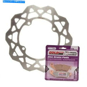 front brake rotor �t�����g�u���[�L�f�B�X�N���[�^�[���p�b�h�t�B�b�g�X�Y�LRMZ450 2011 2012 2013 2013 2014 2015 Front Brake Disc Rotor & Pads Fit Suzuki RMZ450 2011 2012 2013 2014 2015�y���s�A���i�z