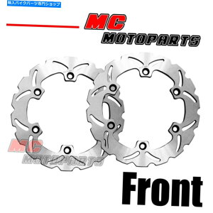 front brake rotor �z���_VF 500F 1984-1987�̂��߂�256mm�t�����g�u���[�L�f�B�X�N���[�^�[2pcs 256MM Front Brake Disc Rotor 2pcs For HONDA VF 500F 1984-1987�y���s�A���i�z