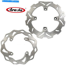 front brake rotor 嵐フロントリアブレーキディスクローターフィットKawasaki KX125 KX250 2006 2007 2008 Arashi Front Rear Brake Discs Rotors Fit Kawasaki KX125 KX250 2006 2007 2008