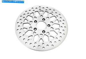 front brake rotor DNAbV|bVtg11.8fBXN[^[n[[c[O08-13iEAj DNA Mesh Polished Front 11.8 Disc Rotor Harley Touring 08-13 (ea)