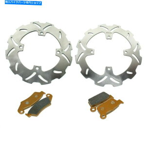 front brake rotor 08-17 Klx450R F + Ru[LfBXN[^[pbhKawasaki KX250F KX450F 2006-2014 08-17 KLX450R F + R Brake Discs Rotors Pads For Kawasaki KX250F KX450F 2006-2014