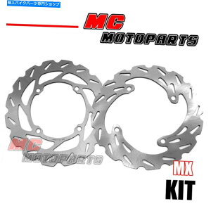 front brake rotor 250mm 240mm�O�����A�u���[�L�f�B�X�N���[�^�[MX 2�s�[�X2007-2016 250mm 240mm Front Rear Brake Disc Rotor MX 2pcs For SUZUKI RMZ 250 2007-2016�y���s�A���i�z