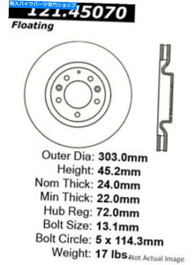 front brake rotor }c_RX-8tgZbg2fBXNu[L[^[̐SUSP C-TEK 121.45070 For Mazda RX-8 Front Set of 2 Disc Brake Rotor Normal Susp C-Tek 121.45070