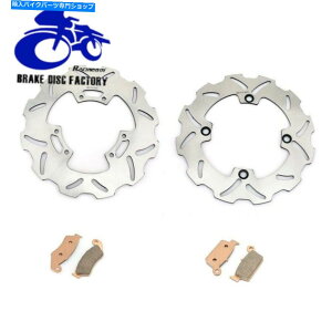 front brake rotor ホンダフロントリアブレーキディスクローターパッドCR 125 250 RのCR125R CR250R 1998-2001 CR125R CR250R 1998-2001 For Honda Front Rear Brake Disc Rotors Pads CR 125 250 R