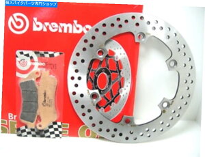 front brake rotor 68B407A6u[LfBXNu{tg+pbhz_Vo[EBO600 2002 2003 68B407A6 Brake Disc Brembo Front + Pads Honda Silver Wing 600 2002 2003