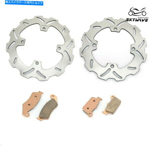 front brake rotor �X�Y�L�\���b�h�t�����g���A�u���[�L�f�B�X�N���[�^�[�p�b�hRMZ250 07-18 RMZ450 2005-2018 For Suzuki Solid Front Rear Brake Disc Rotors Pads RMZ250 07-18 RMZ450 2005-2018�y���s�A���i�z