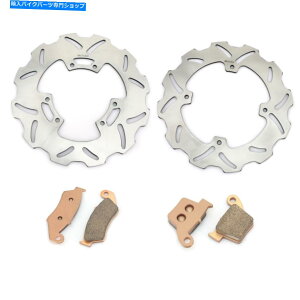 front brake rotor z_CR 125 250 R E CRF250R / X CRF450R / X 02-17̂߂̑O㕔u[L[^[̃pbh Front Rear Brake Rotors Pads for Honda CR 125 250 R E CRF250R/X CRF450R/X 02-17
