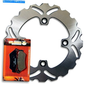 front brake rotor �z���_NX500 NX650 Dominator V / W / X�p�t�����g�u���[�L�f�B�X�N���[�^�[+�p�b�h[1997-2002] Front Brake Disc Rotor + Pads for Honda NX500 NX650 Dominator V/W/X [1997-2002]�y���s�A���i�z