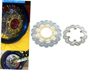 front brake rotor DRZ400SM DR-Z 400 SMpDRZ 400SM 05-22S[htgAu[LfBXN[^[ DRZ 400SM 05-22 Gold Front Rear Brake Disc Rotor for Suzuki DRZ400SM DR-Z 400 SM