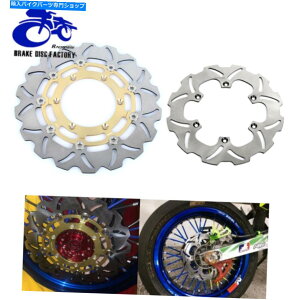 front brake rotor Suzuki Dr-Z 400 SM 2005-2022̂߂DRZ400SMS[htgAu[LfBXN[^[ DRZ400SM Gold Front Rear Brake Disc Rotors For Suzuki DR-Z 400 SM 2005-2022 2020