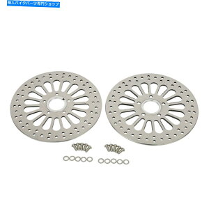 front brake rotor 11.5 "u[L[^[1Oʁ1A[^[X[p[X|[NSSfBXNpn[[c[O 11.5" Brake Rotors 1 Front & 1 Rear Rotor Super Spoke SS Disc For Harley Touring