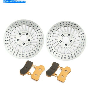 front brake rotor 11.8 "tgu[L[^[pbhZbgn[[[hOCh[hLOc[O08-13 11.8" Front Brake Rotors Pads Set for Harley Road Glide Road King Touring 08-13