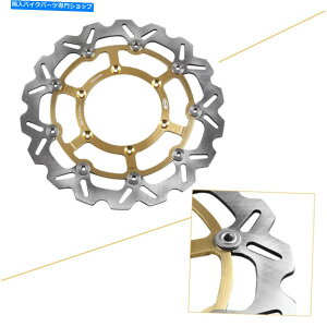 front brake rotor 1�{�t�����g�u���[�L�f�B�X�N���[�^�[�t�B�b�g�X�Y�LDRZ400SM 2005 2007 2007 2009 2009�� 1x Front Brake Disc Rotor Fit Suzuki DRZ400SM 2005 2006 2007 2008 2009 Gold�y���s�A���i�z