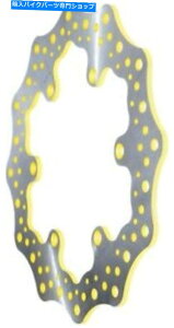 front brake rotor [X[VORFX[^[i`CG[tg1711-1370 Moose Racing RFX Rotors Natural Yellow Front 1711-1370