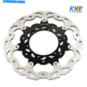 front brake rotor WR250F WR450F 2018 YZ250F 2003 - 2020̂߂KKE 320mmubNu[LfBXNfBXNfBXNfBXN KKE 320mm Black Brake Disc Disk For WR250F WR450F 2018 YZ250F YZ450F 2003--2020
