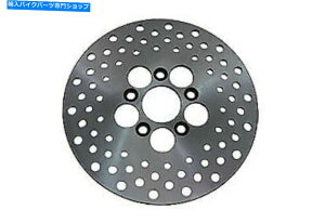 front brake rotor V-Twinɂn[[_rbh\̂߂10C`̃tg܂̓Au[LfBXN 10" Drilled Front or Rear Brake Disc for Harley Davidson by V-Twin