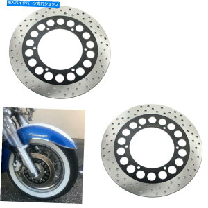 front brake rotor ���}�nXVS1100�p�t�����g�u���[�L�f�B�X�N���[�^�[Dragstar V-STAR XVZ 1300 Royal Star Front Brake Discs Rotors For Yamaha XVS1100 Dragstar V-Star XVZ 1300 Royal Star�y���s�A���i�z