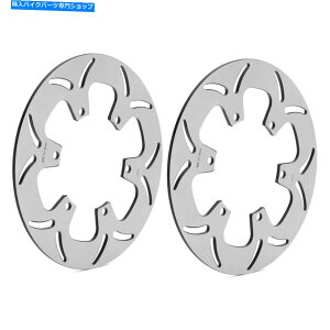 front brake rotor ���}�nV�X�^�[XVS1100���C�����X�^�[XVZ1300 1999-2006�̂��߂̊ی^�t�����g�u���[�L���[�^�[ Round Front Brake Rotor For Yamaha V Star XVS1100 Royal Star XVZ1300 1999-2006�y���s�A���i�z