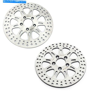 front brake rotor �t�����g���A�u���[�L�f�B�X�N���[�^�[Heritage Softail Flstc Fatboy Flstn�X����Fls 15-17 Front Rear Brake Discs Rotors Heritage Softail FLSTC Fatboy FLSTN Slim FLS 15-17