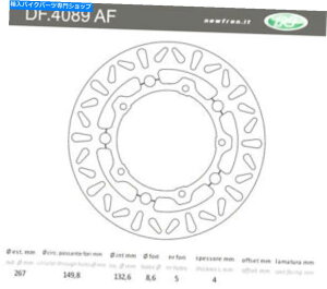 front brake rotor DF4089AF - u[LfBXNtgt[eBOX`[j[tF}nXP 500 T ma DF4089AF - Brake Disc Front Floating Steel NEWFREN Yamaha XP 500 T Ma