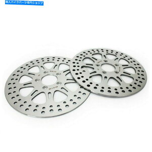 front brake rotor �������ꂽ11.8 �t�����g�u���[�L���[�^�[Electra Glide Flhtc Ultra Classic Flhtcu 08-13 Polished 11.8 Front Brake Rotors Electra Glide FLHTC Ultra Classic FLHTCU 08-13�y���s�A���i�z
