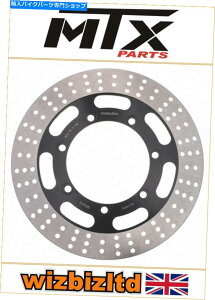 front brake rotor ���VN 1500�N���V�b�NFI 2000-2004 [MTX�t�����g�u���[�L�f�B�X�N] [�u���b�NRS�V���[�Y] Kawasaki VN 1500 Classic Fi 2000-2004 [MTX Front Brake Disc] [Black RS-Series]