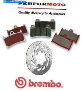 front brake rotor Brembo�A�b�v�O���[�h�t�����g�u���[�L�L�b�gKTM 520 SX 01-03 Brembo Upgrade Front Brake Kit KTM 520 SX 01-03�y���s�A���i�z
