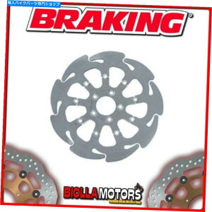 front brake rotor HD07FLD�t�����g�u���[�L�f�B�X�NDX�u���[�L�n�[���CD. FLHR / I ROAD KING 1450CC 1999 Wave HD07FLD FRONT BRAKE DISC DX BRAKING HARLEY D. FLHR/I ROAD KING 1450cc 1999 WAVE�y���s�A���i�z