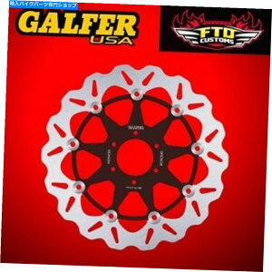 front brake rotor 2001-2017�z���_�S�[���h�E�B���O1800 DF676CW�̂��߂̃M�����[�t�����g�t���[�e�B���O�E�F�[�u���[�^�[ Galfer Front Floating Wave Rotor for 2001-2017 Honda Goldwing 1800 DF676CW�y���s�A���i�z