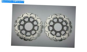 front brake rotor AVDB�t�����g�E�F�[�u�u���[�L�f�B�X�N���[�^�[�y�A320mm�z���_VTR 1000 SP1 RC51 2000-2001 AVDB Front Wave Brake Discs Rotors Pair 320mm HONDA VTR 1000 SP1 RC51 2000-2001�y���s�A���i�z