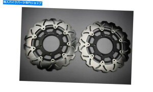 front brake rotor AVDB�t�����g�E�F�[�u�u���[�L�f�B�X�N���[�^�[�y�A310mm�X�Y�LGSXR GSX-R 1000 2007-2008 AVDB Front Wave Brake Discs Rotors Pair 310mm SUZUKI GSXR GSX-R 1000 2007-2008�y���s�A���i�z