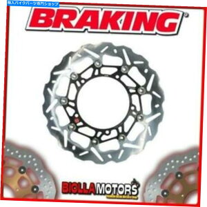 front brake rotor WK129L�t�����g�u���[�L�f�B�X�NSX�u���[�L�����X���[�X�g��865CC 2012�g�t���[�e�B���O WK129L FRONT BRAKE DISC SX BRAKING TRIUMPH THRUXTON 865cc 2012 WAVE FLOATING�y���s�A���i�z