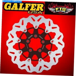 front brake rotor 2010-2012n[[_rbh\XR 1200X DF680CW-B̂߂̃Mt@tgEF[u[^[ Galfer Front Wave Rotor for 2010-2012 Harley Davidson XR 1200X DF680CW-B
