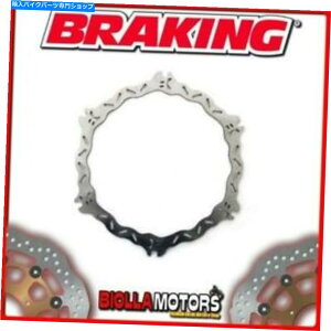 front brake rotor BL02FID�t�����g�u���[�L�f�B�X�NDX�u���[�L�u���b�L�[1125 CR 1125CC 2009 WAVE�Œ� BL02FID FRONT BRAKE DISC DX BRAKING BUELL 1125 CR 1125cc 2009 WAVE FIXED�y���s�A���i�z