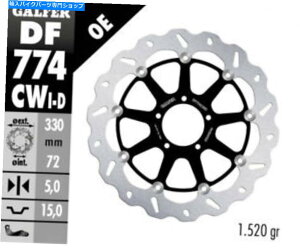 front brake rotor GARFER-DUCATI 1199S '12 -15 - �t���[�e�B���O�E�F�[�u���[�^�[ - ���E���h�t�����g�u���[�L - DF774CWI Galfer -Ducati 1199s '12-15 - Floating Wave Rotor -Left Front Brake- DF774CWI�y���s�A���i�z