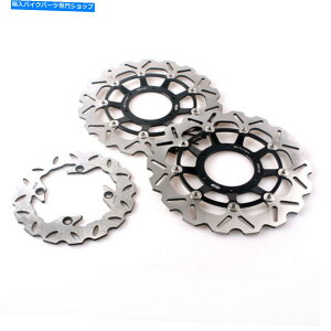 front brake rotor 2�s�[�X�t�����g���A�u���[�L�f�B�X�N���[�^�[�t�B�b�g�z���_CBR600RR 03-15��CBR1000RR 04-05 2PCS Front Rear Brake Discs Rotors Fit Honda CBR600RR 03-15 & CBR1000RR 04-05�y���s�A���i�z