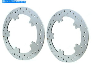 front brake rotor ꂽXeXhtgu[L[^[07+n[[VbhDYNA OEM 41500012A Polished Stainless Drilled Front Brake Rotor 07+ Harley V-Rod Dyna OEM 41500012A