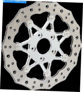 front brake rotor Arlen Ness Procross Chrome 11.8 "Oʃt[eBOu[L[^[n[[\tg_Ci Arlen Ness Procross Chrome 11.8" Front Floating Brake Rotor Harley Softail Dyna