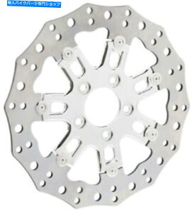 front brake rotor A[lX7oucogt[eBOtg[^[TCY11.8C`N Arlen Ness 7-Valve Two-Piece Floating Front Rotor Size 11.8in Chrome