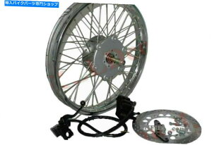 front brake rotor Royal Enfield̊SȃtgzC[fBXNu[LVXe̎ԎxAO Fit For Royal Enfield Complete Front Wheel & Disc Brake System Axle & Bearing