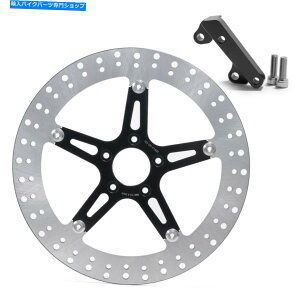 front brake rotor 14 "�n�[���[Dyna 2000-2005��Softail 2000-2014�̂��߂̑傫�ȃu���[�L���[�^�[�L�b�g�t�����g 14" Big Brake Rotor Kit Front Left for Harley Dyna 2000-2005 & Softail 2000-2014
