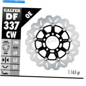 front brake rotor Galfer Front�A���~���V�g���[�^�[W /�� - DF337CW Galfer Front Aluminium Floating Wave Rotor w/Holes - DF337CW�y���s�A���i�z