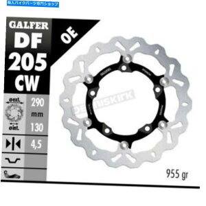 front brake rotor �M�����[�t�����g�A���~���V�g���[�^�[W /�� - DF205CW Galfer Front Aluminium Floating Wave Rotor w/Holes - DF205CW